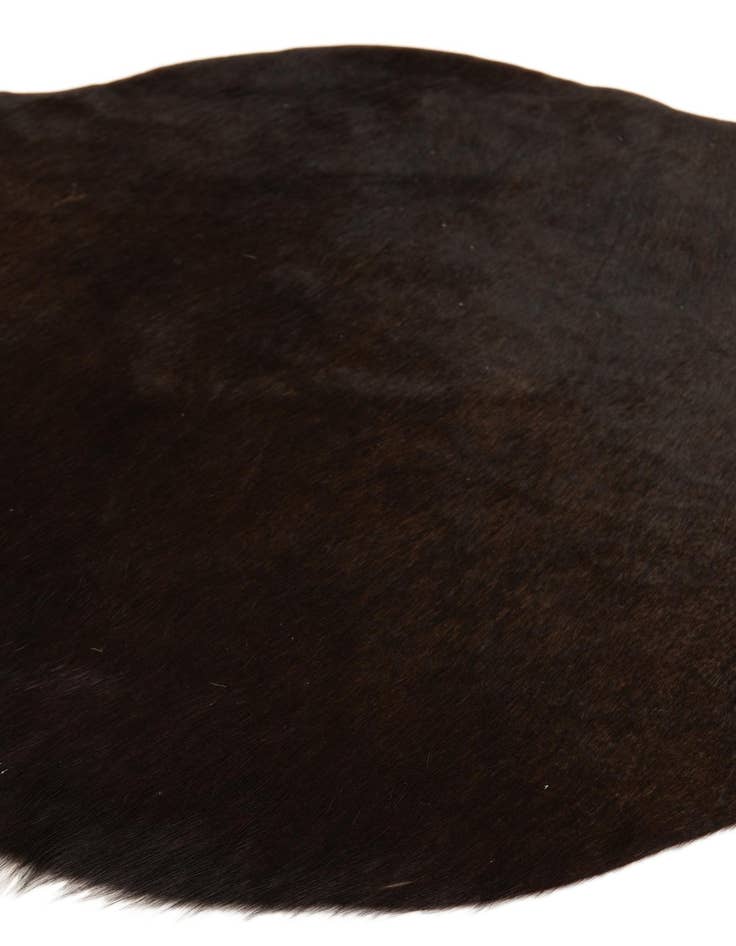 Detail image of 2' 1 x 2' 10 Cowhide Leather Rug