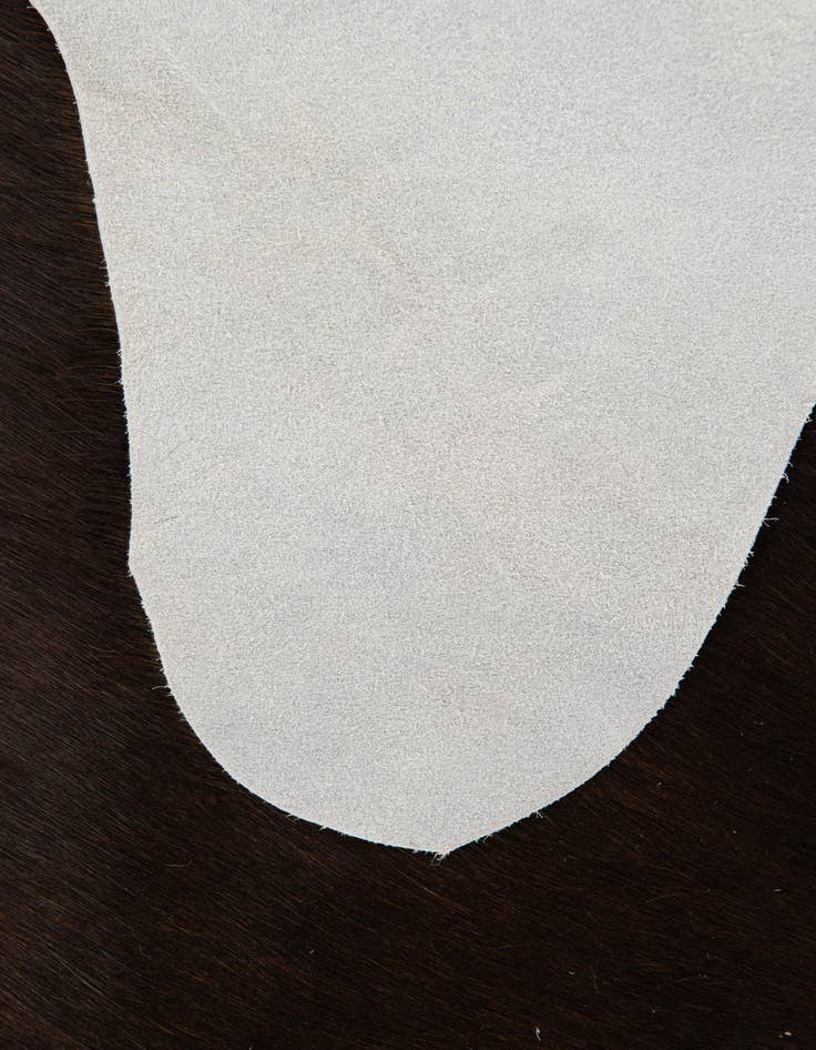 Detail image of 2' 1 x 2' 10 Cowhide Leather Rug