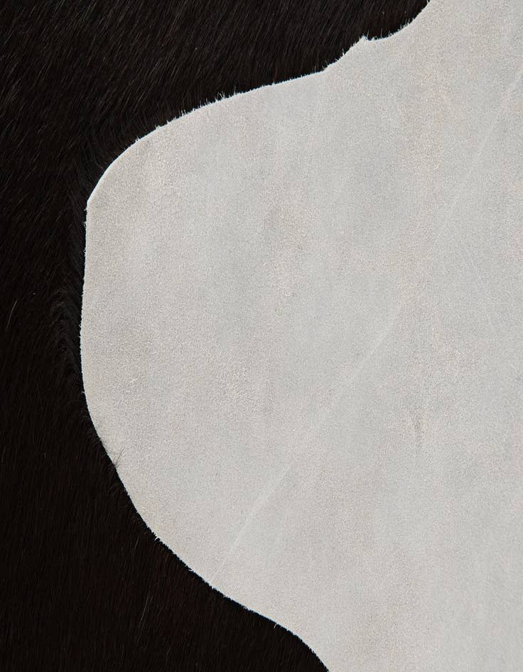 Detail image of 2' 1 x 2' 10 Cowhide Leather Rug