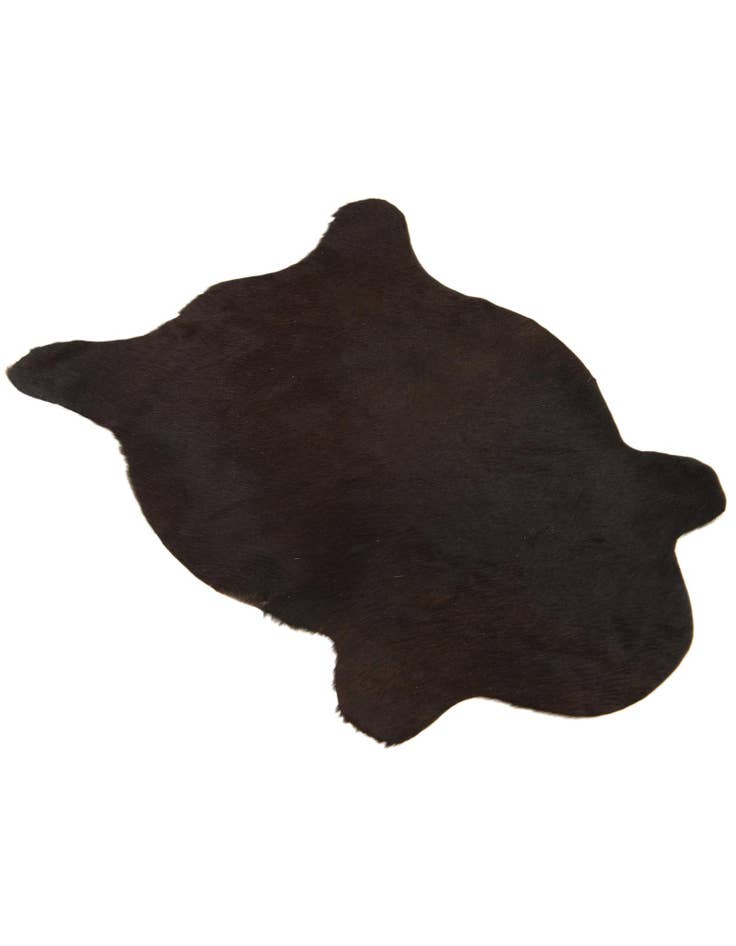 Detail image of 2' 1 x 2' 10 Cowhide Leather Rug