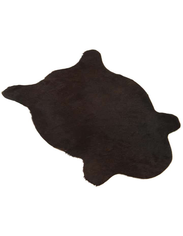 2' 1 x 2' 10 Cowhide Leather Rug