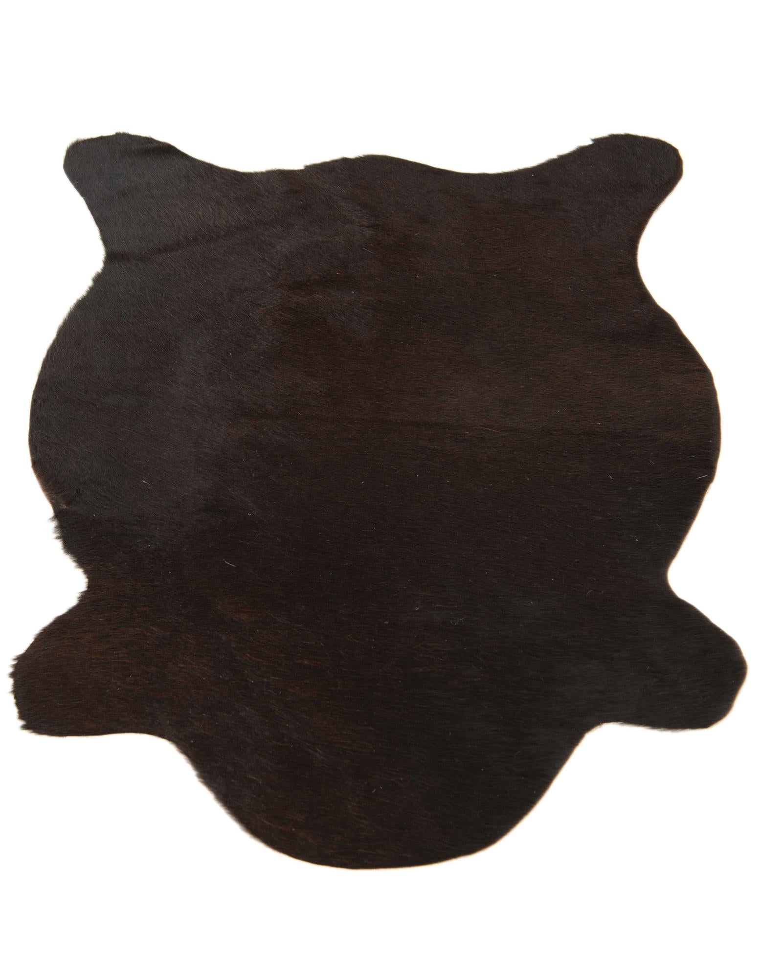 2' 1 x 2' 10 Cowhide Leather Rug