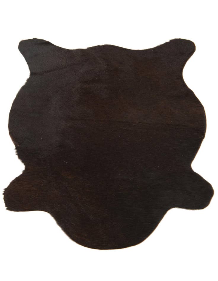 Detail image of 2' 1 x 2' 10 Cowhide Leather Rug