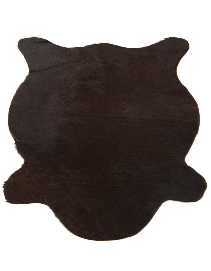 2' 1 x 2' 10 Cowhide Leather Rug