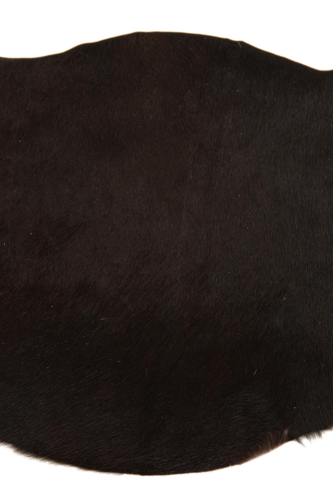 2' 1 x 2' 10 Cowhide Leather Rug