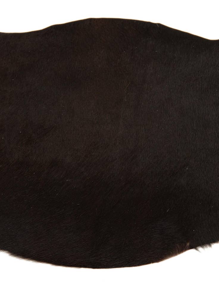 Detail image of 2' 1 x 2' 10 Cowhide Leather Rug