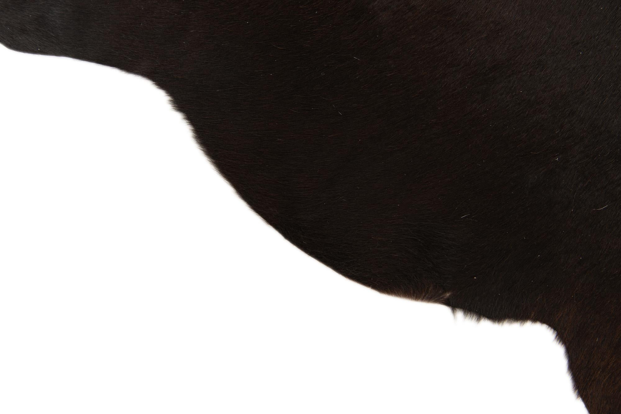 2' 1 x 2' 10 Cowhide Leather Rug