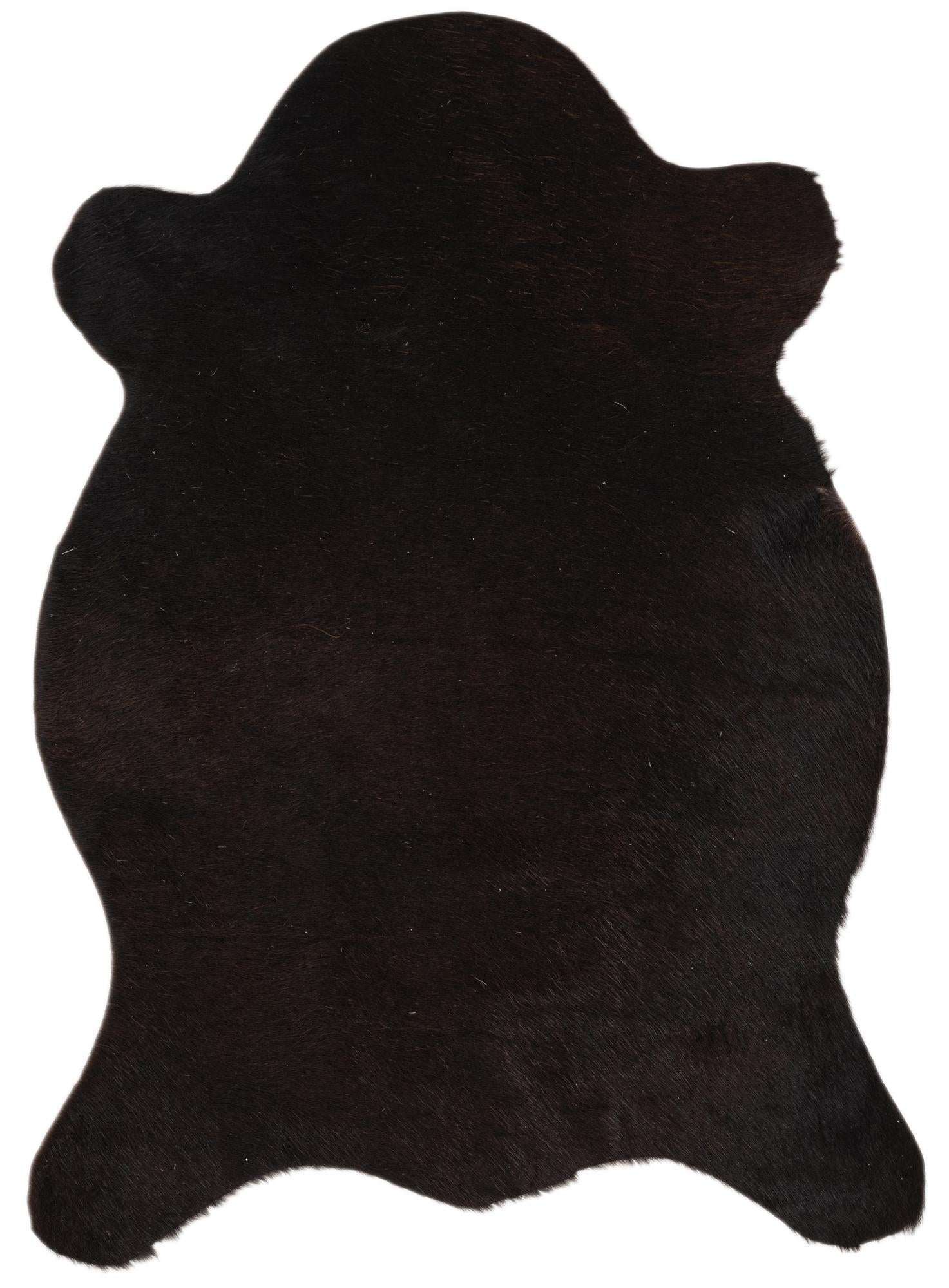 2' 1 x 2' 10 Cowhide Leather Rug