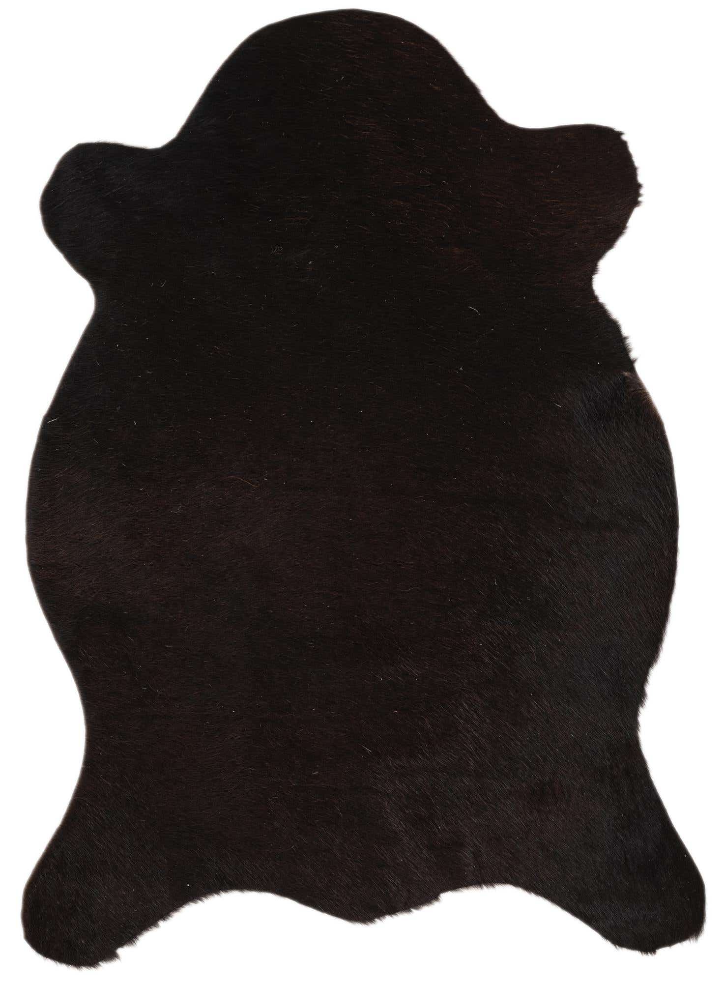 2' 1 x 2' 10 Cowhide Leather Rug