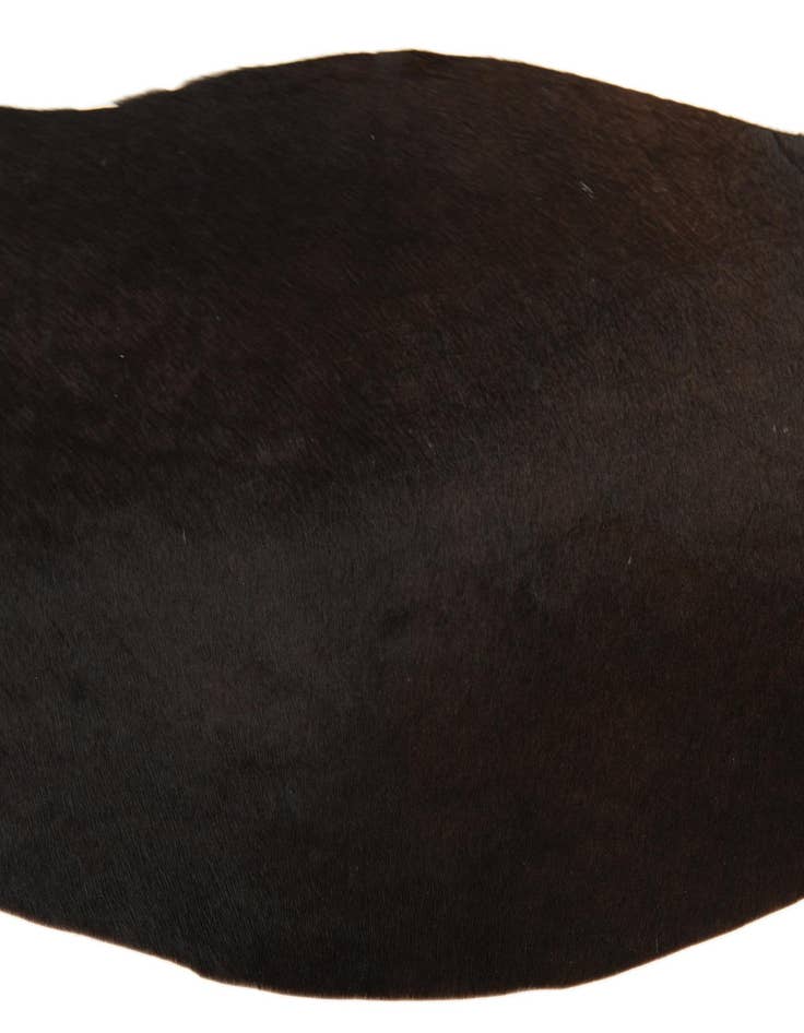 Detail image of 2' 1 x 2' 10 Cowhide Leather Rug
