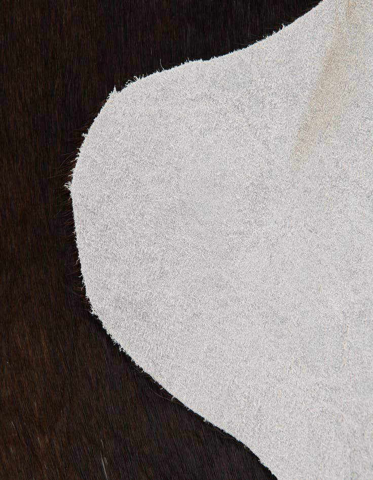 Detail image of 2' 1 x 2' 10 Cowhide Leather Rug