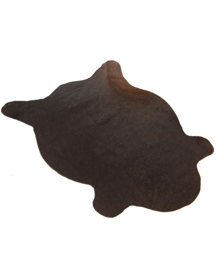 2' 1 x 2' 10 Cowhide Leather Rug