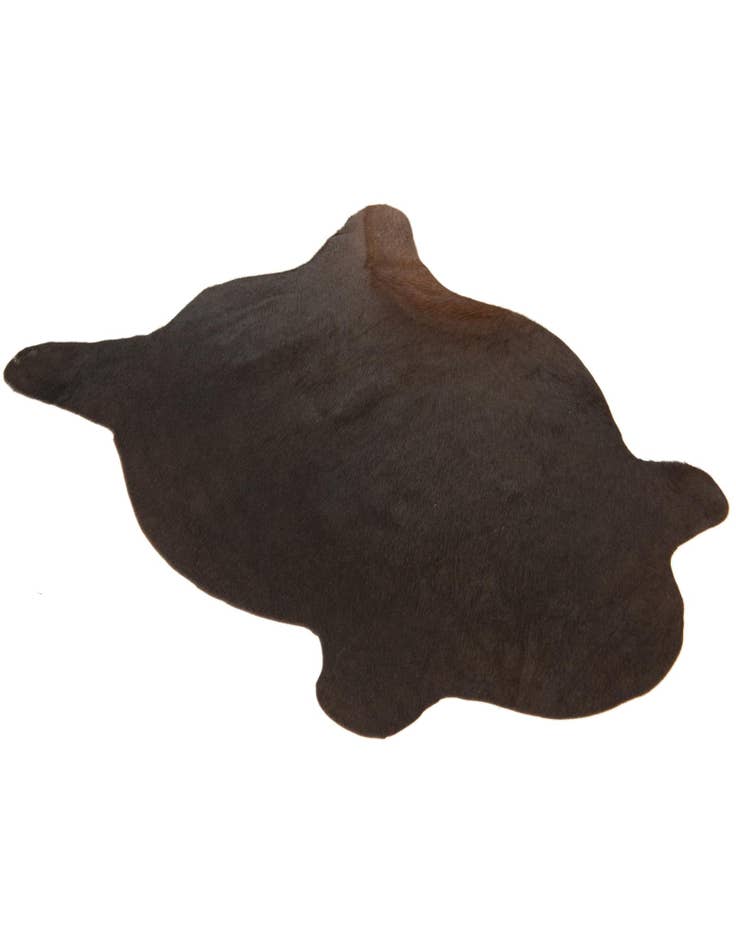 Detail image of 2' 1 x 2' 10 Cowhide Leather Rug