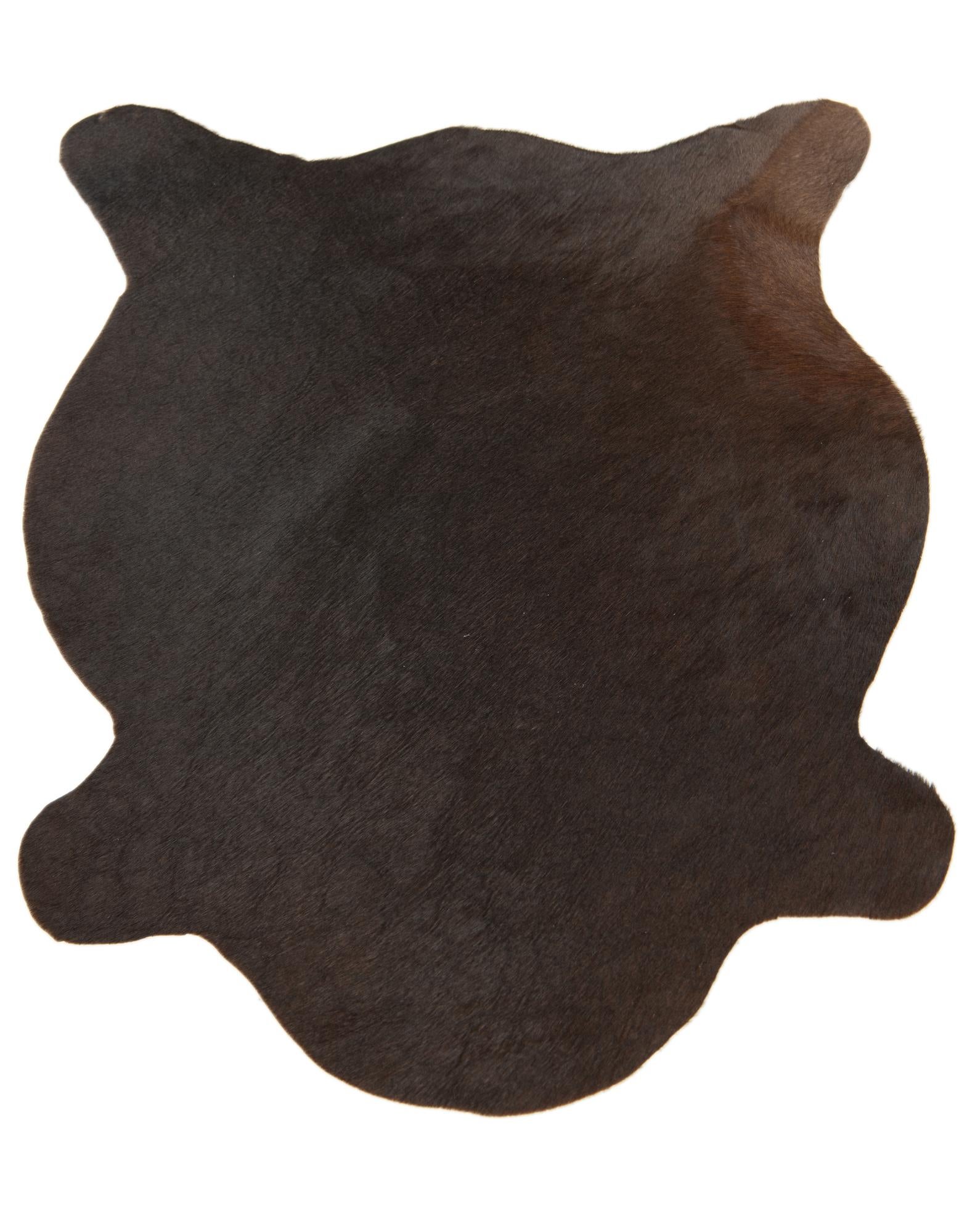 2' 1 x 2' 10 Cowhide Leather Rug