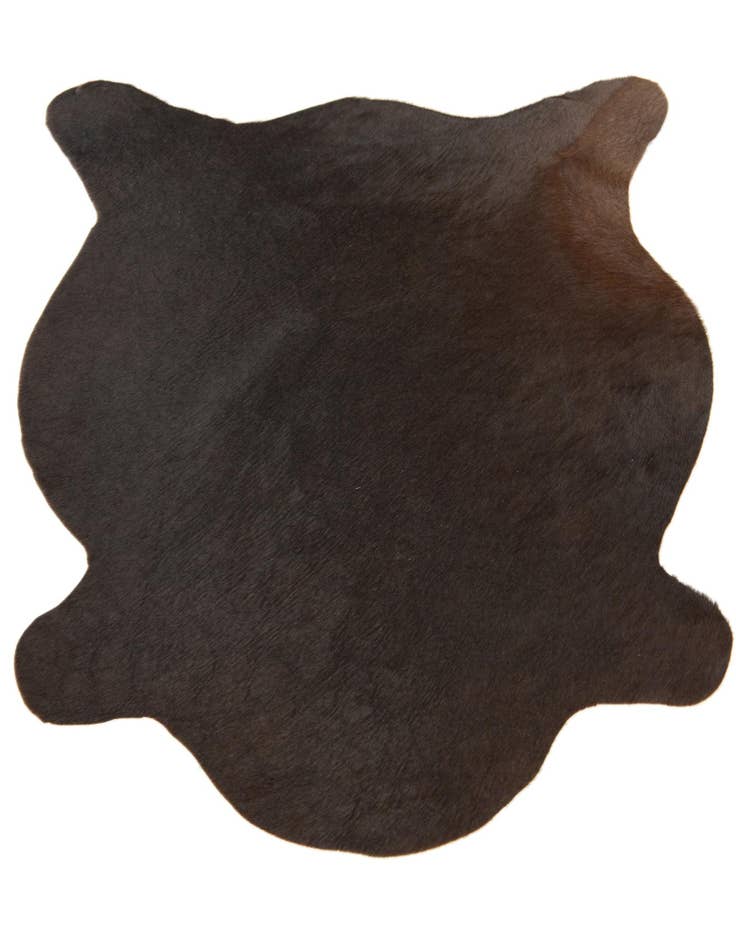 Detail image of 2' 1 x 2' 10 Cowhide Leather Rug
