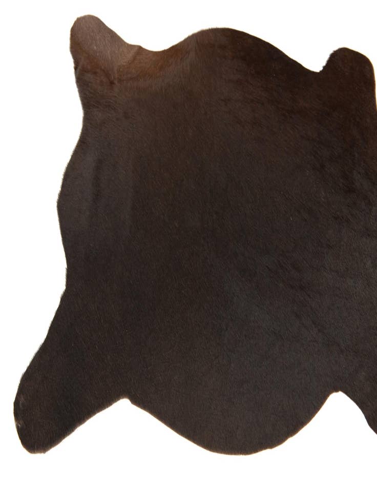 Detail image of 2' 1 x 2' 10 Cowhide Leather Rug