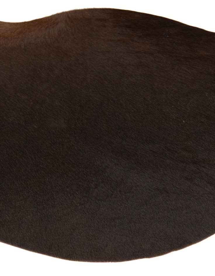 Detail image of 2' 1 x 2' 10 Cowhide Leather Rug