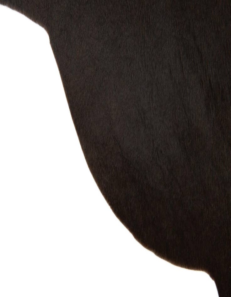 Detail image of 2' 1 x 2' 10 Cowhide Leather Rug