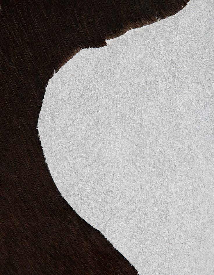 Detail image of 2' 1 x 2' 10 Cowhide Leather Rug