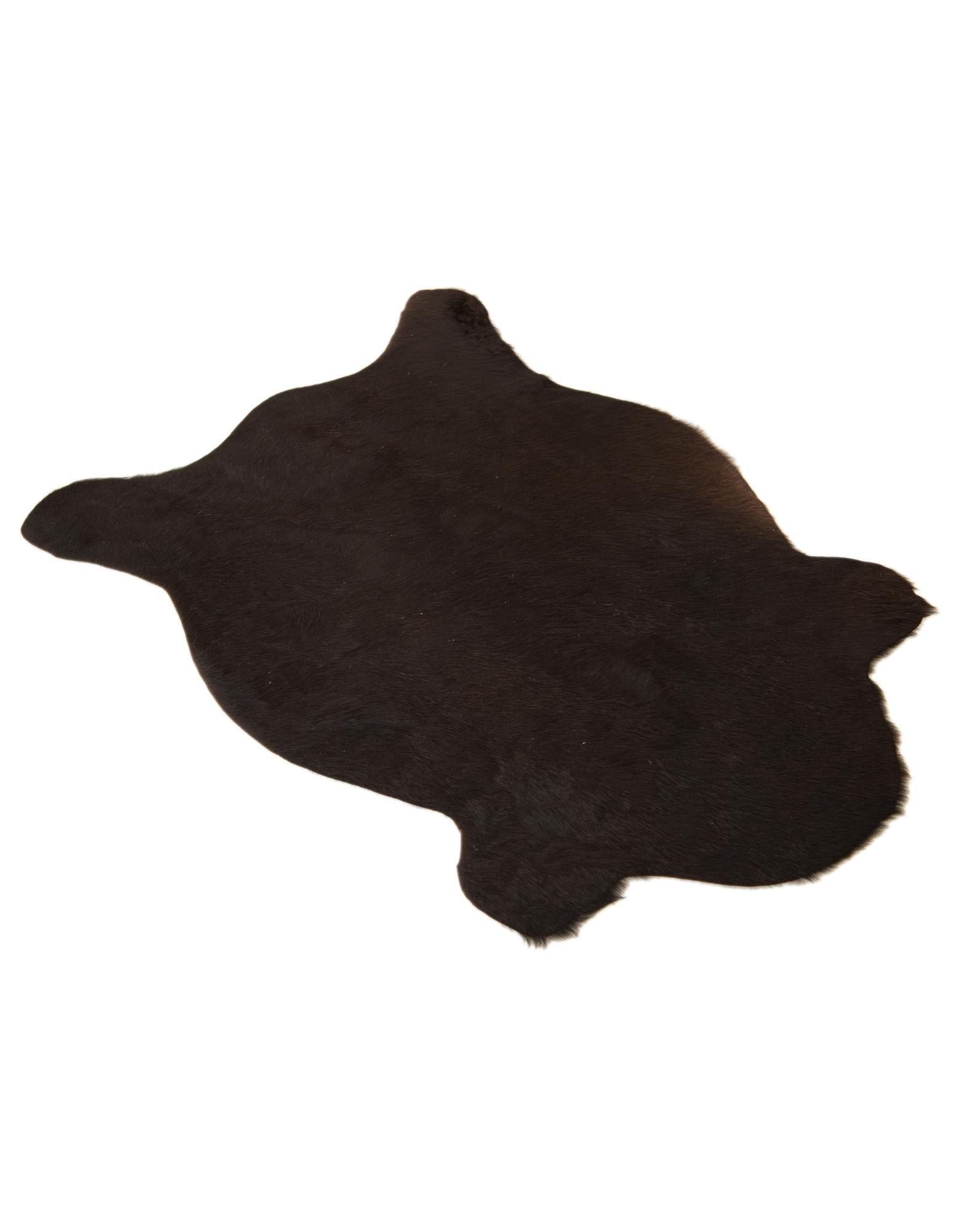 2' 1 x 2' 10 Cowhide Leather Rug
