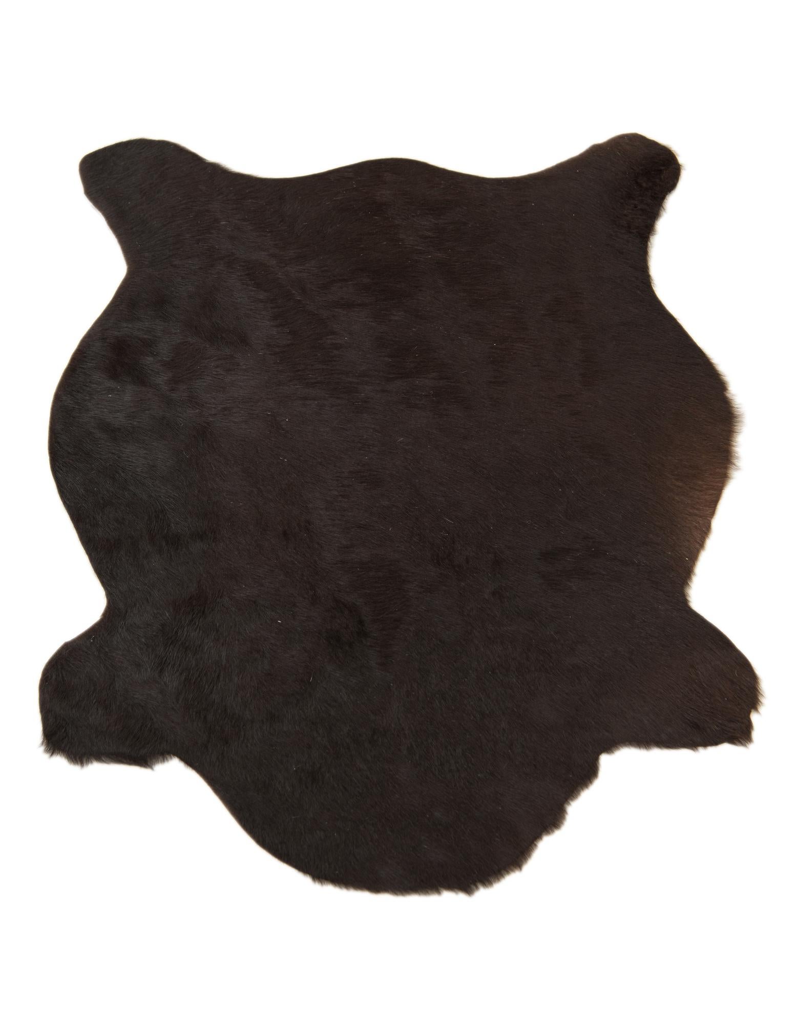 2' 1 x 2' 10 Cowhide Leather Rug