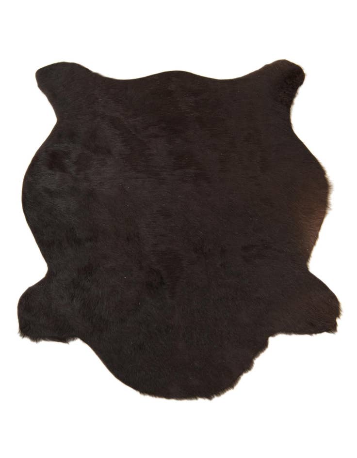 Detail image of 2' 1 x 2' 10 Cowhide Leather Rug