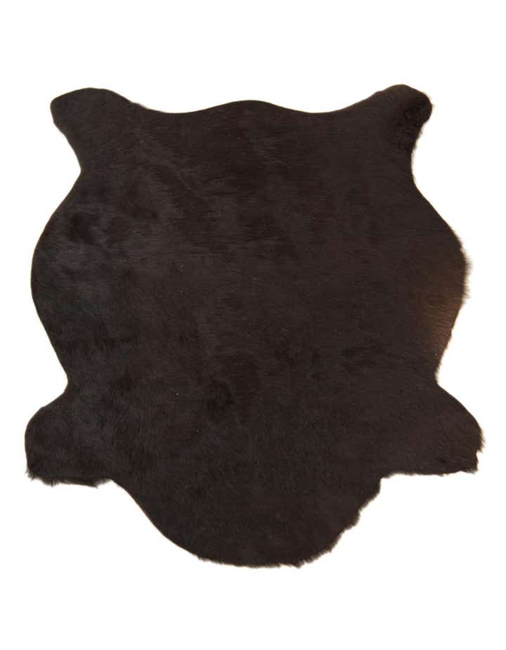 2' 1 x 2' 10 Cowhide Leather Rug