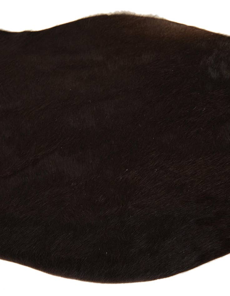 Detail image of 2' 1 x 2' 10 Cowhide Leather Rug