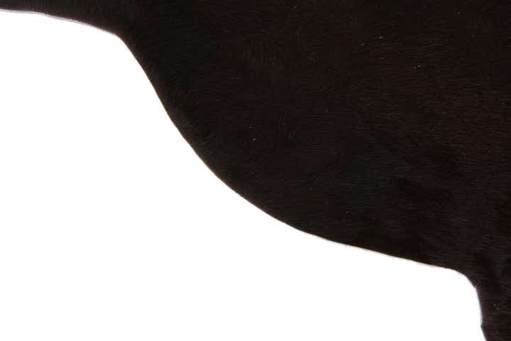 2' 1 x 2' 10 Cowhide Leather Rug