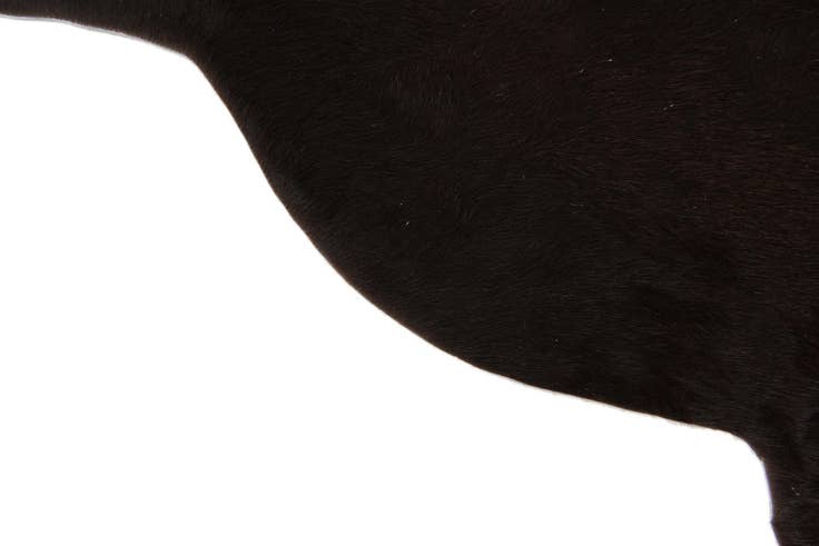 Detail image of 2' 1 x 2' 10 Cowhide Leather Rug