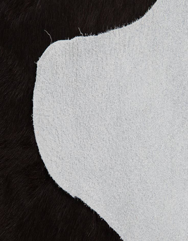 Detail image of 2' 1 x 2' 10 Cowhide Leather Rug