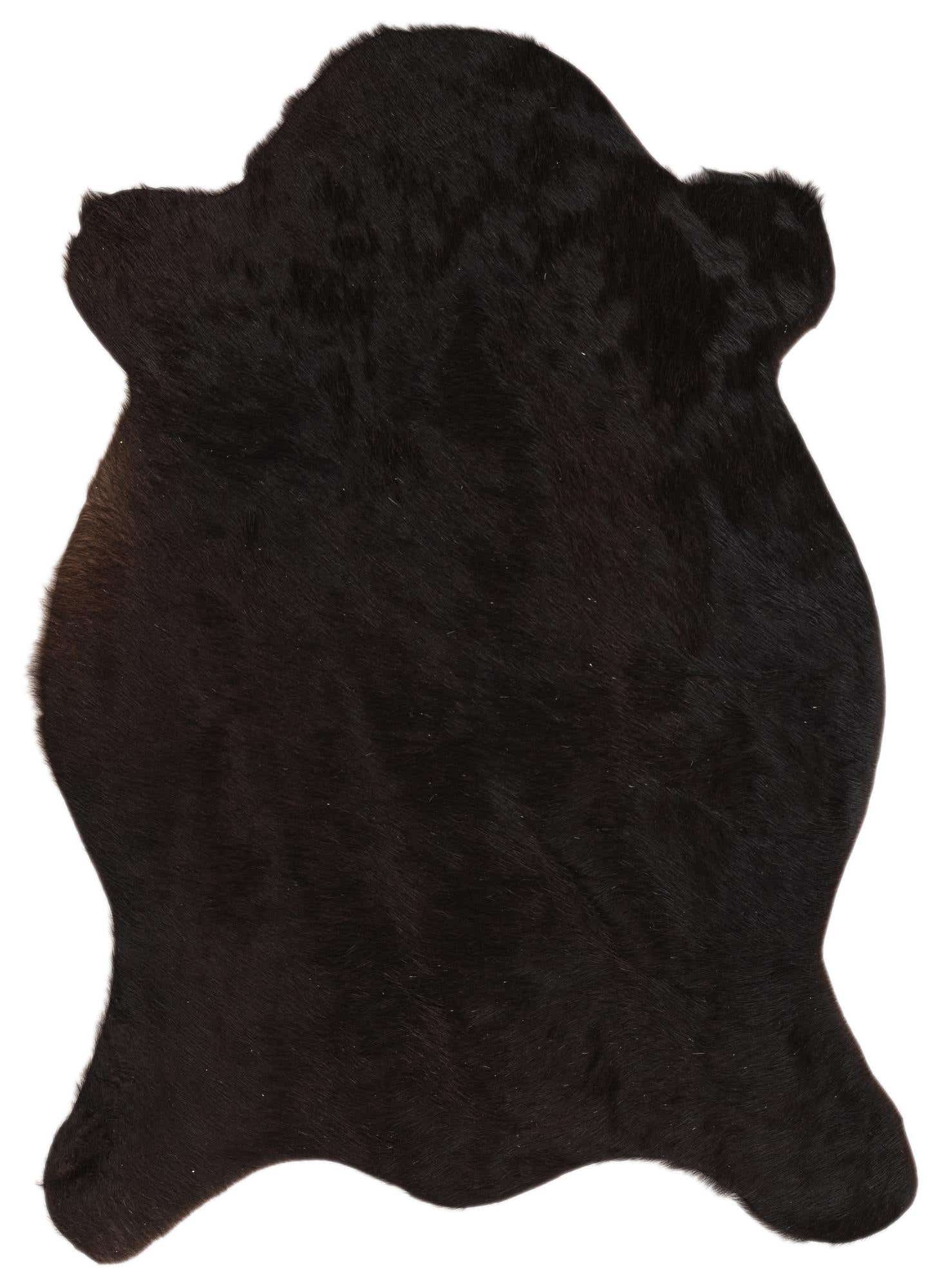 2' 1 x 2' 10 Cowhide Leather Rug