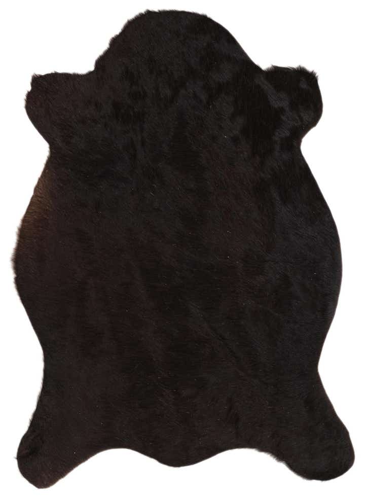 2' 1 x 2' 10 Cowhide Leather Rug