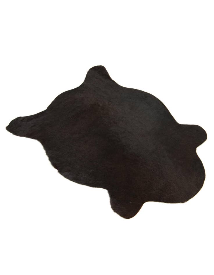 Detail image of 2' 2 x 2' 10 Cowhide Leather Rug