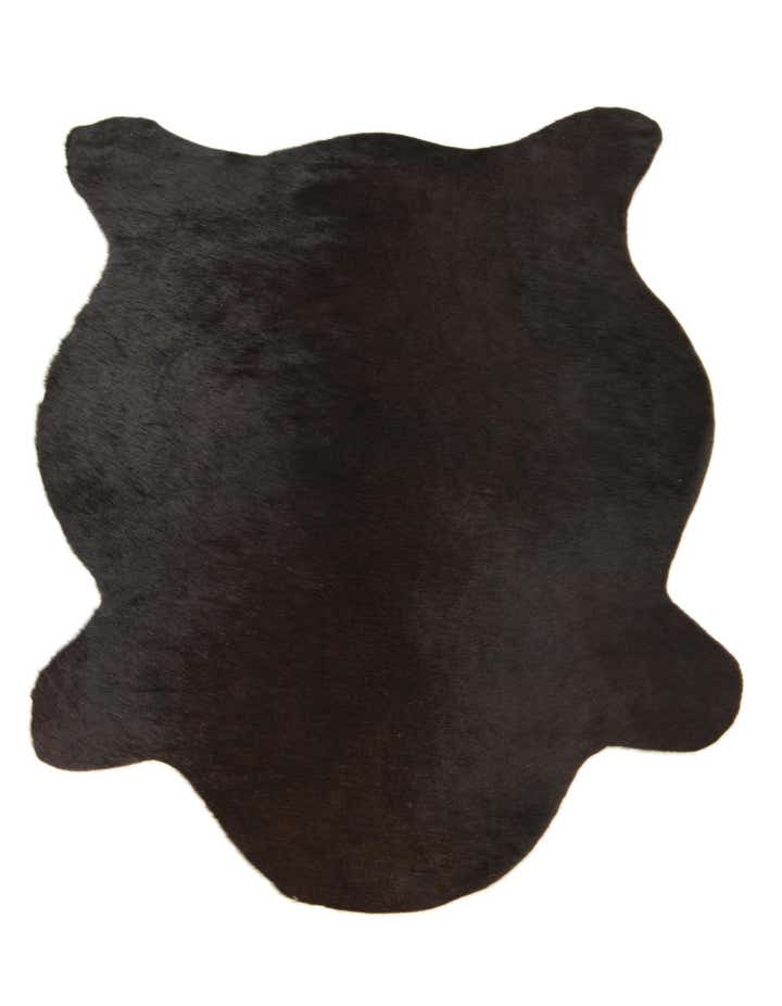 2' 2 x 2' 10 Cowhide Leather Rug