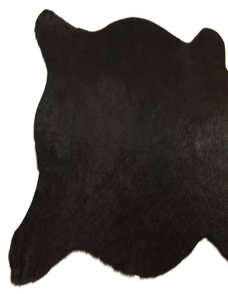Detail image of 2' 2 x 2' 10 Cowhide Leather Rug