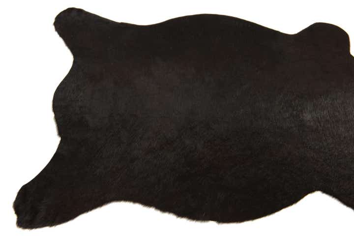 2' 2 x 2' 10 Cowhide Leather Rug
