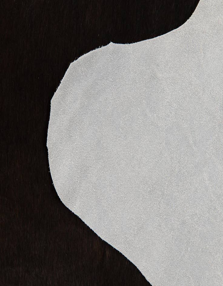 Detail image of 2' 2 x 2' 10 Cowhide Leather Rug