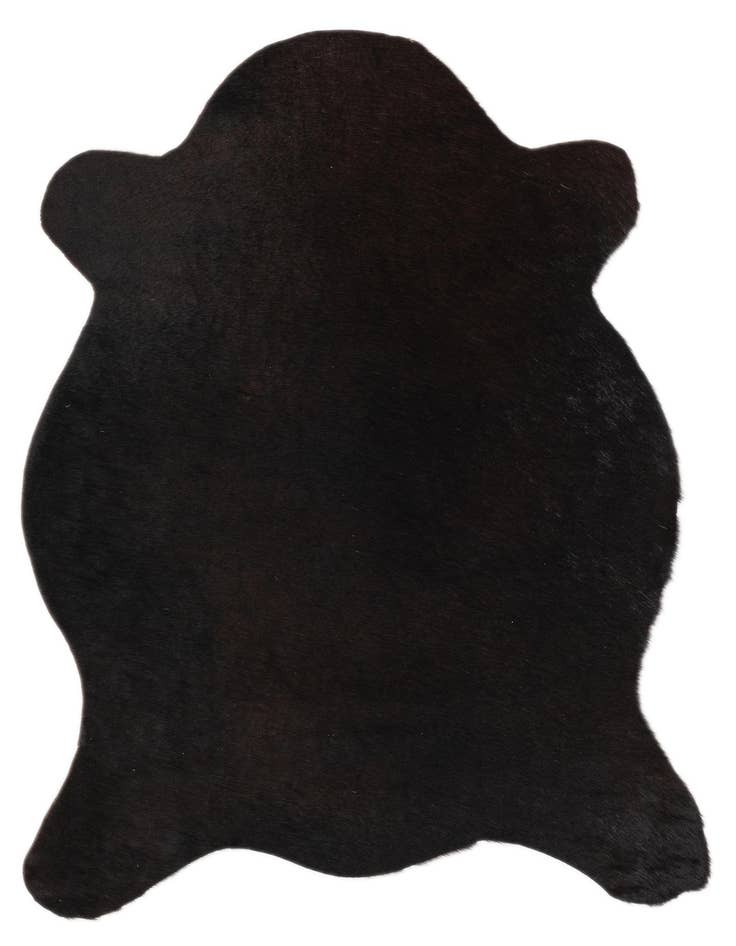Detail image of 2' 2 x 2' 10 Cowhide Leather Rug