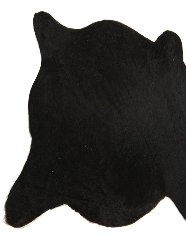 Detail image of 2' 1 x 2' 10 Cowhide Leather Rug