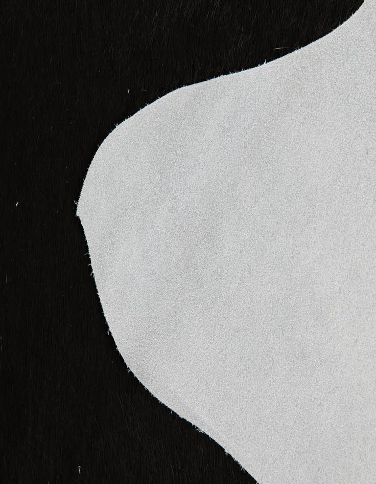 Detail image of 2' 1 x 2' 10 Cowhide Leather Rug