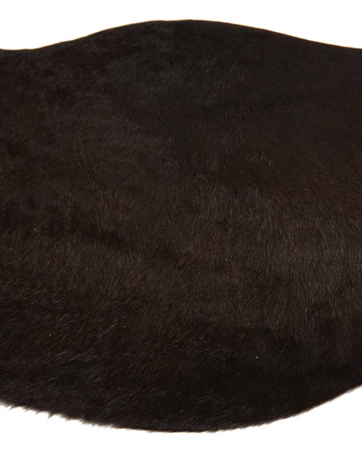 Detail image of 2' 1 x 2' 10 Cowhide Leather Rug