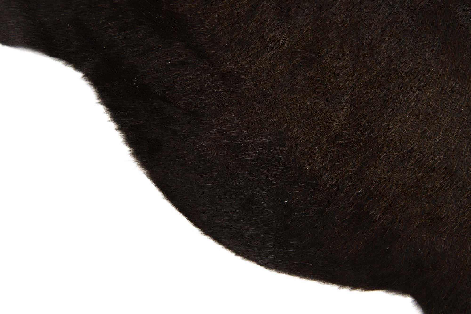 2' 1 x 2' 10 Cowhide Leather Rug
