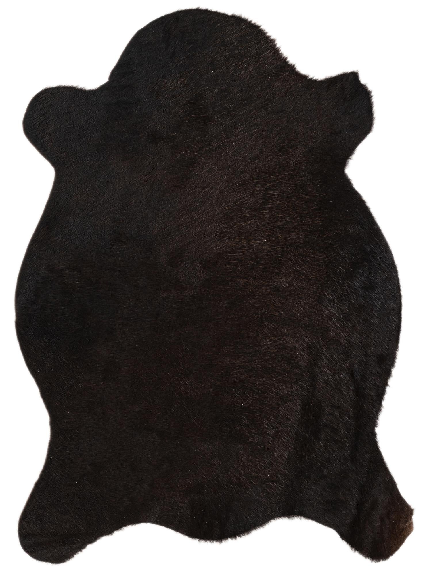 2' 1 x 2' 10 Cowhide Leather Rug