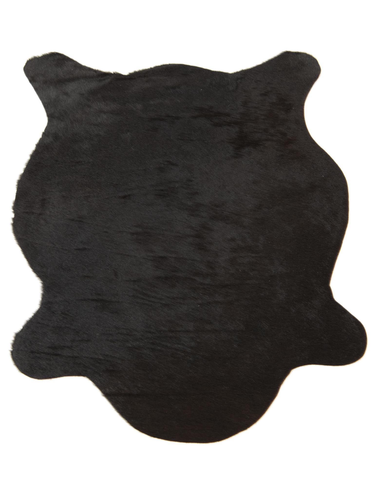 2' 1 x 2' 10 Cowhide Leather Rug