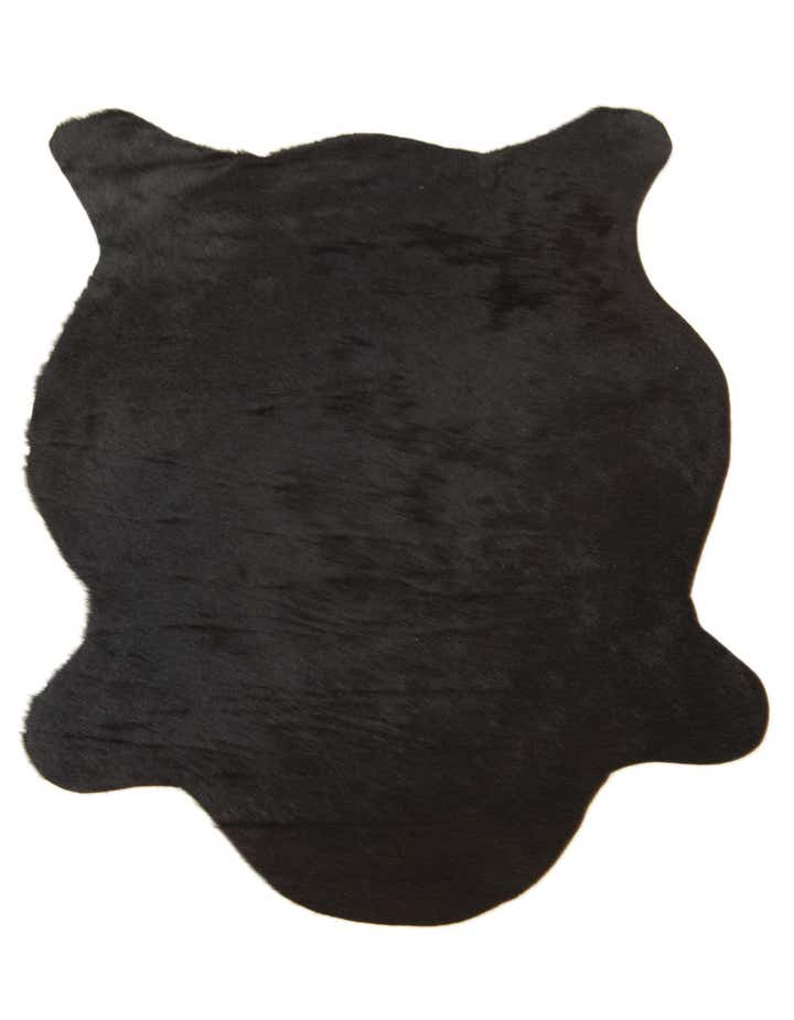 2' 1 x 2' 10 Cowhide Leather Rug