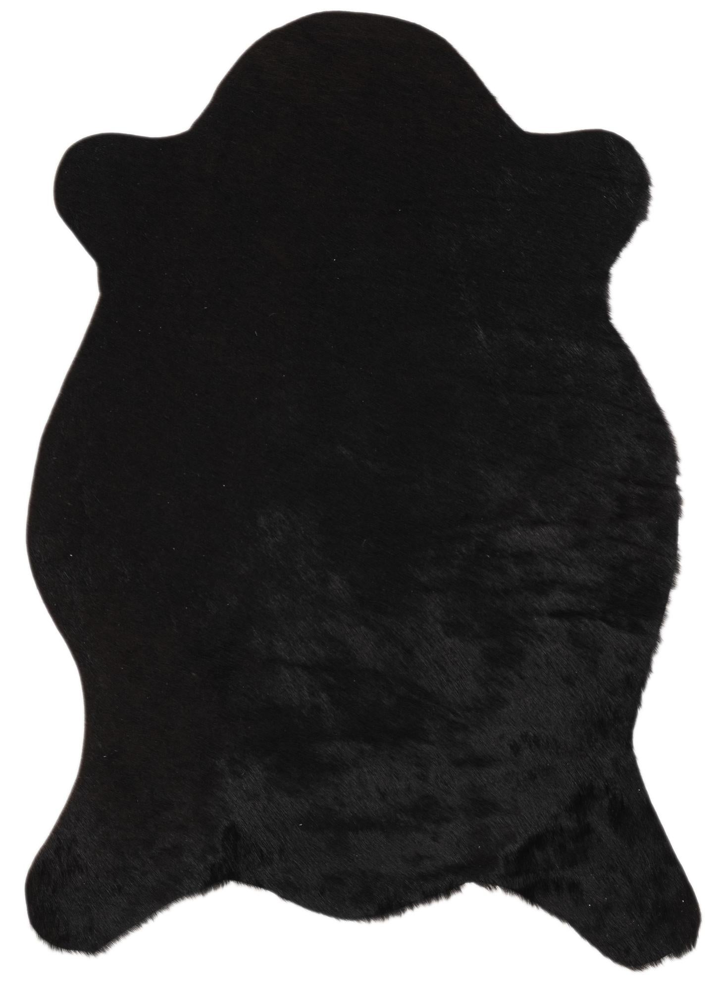 2' 1 x 2' 10 Cowhide Leather Rug