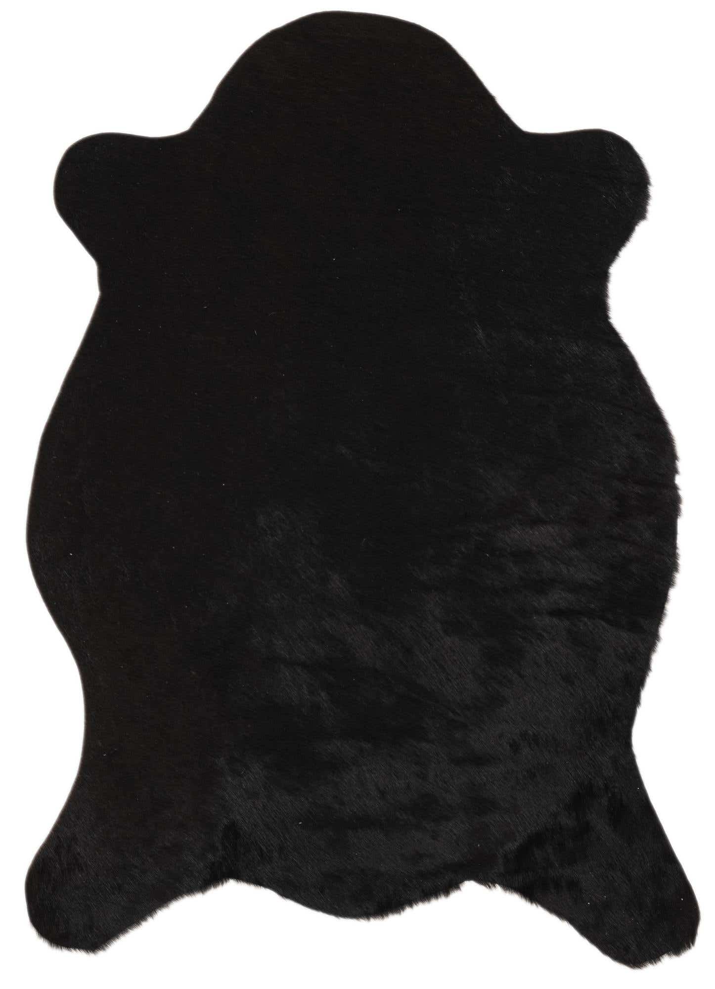 2' 1 x 2' 10 Cowhide Leather Rug