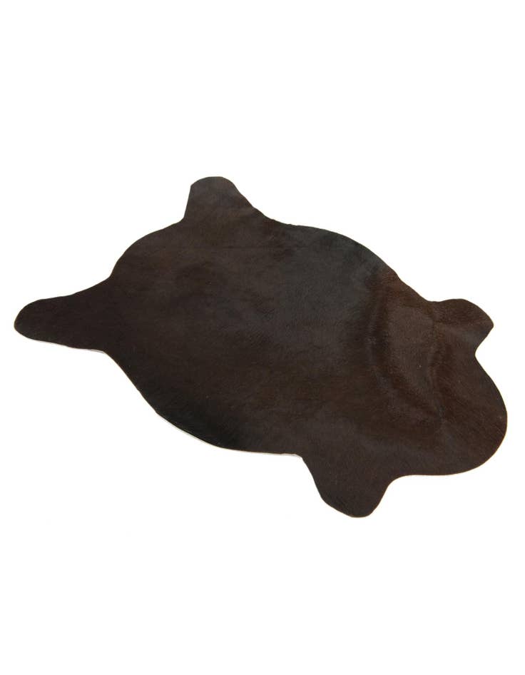 Detail image of 2' 1 x 2' 10 Cowhide Leather Rug