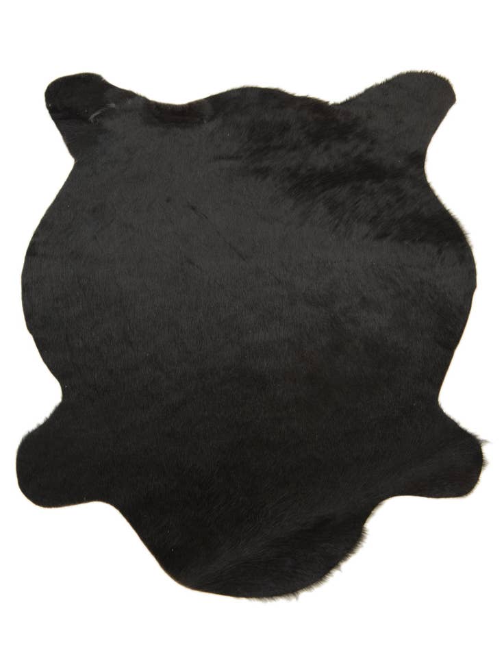 Detail image of 2' 1 x 2' 10 Cowhide Leather Rug